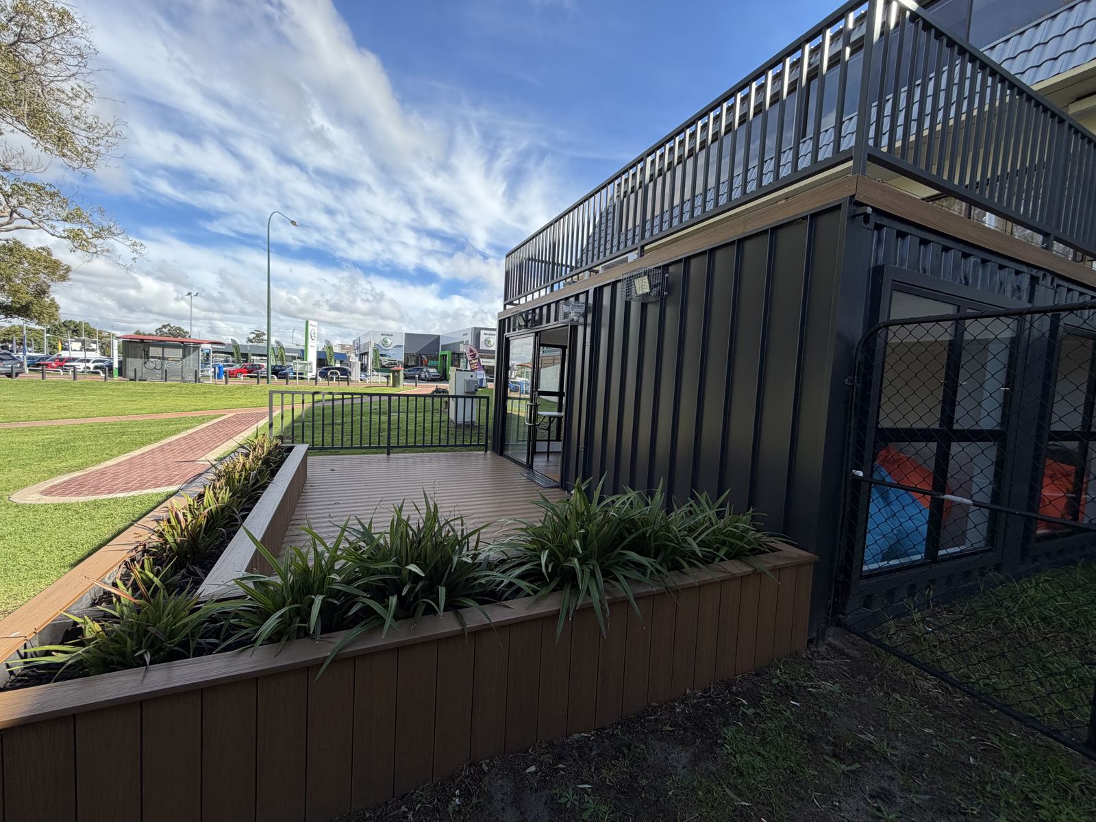 The community space deck